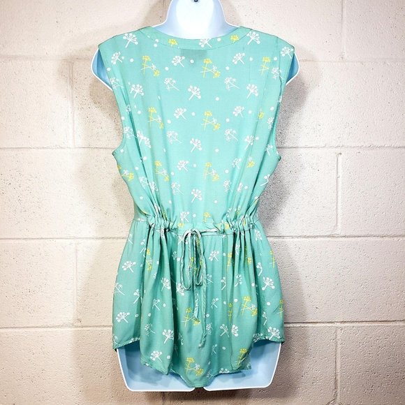 Modcloth Steadfast Sojourn Sleeveless Top Mint - Picture 4 of 11